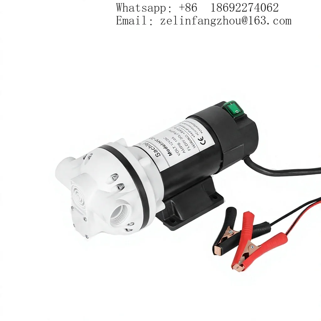 CAVITT DC Diaphragm Pump Self Priming Chemical Acid Alkali Resistant Detergent Sodium Hydroxide 30L Min OEM Low Noise