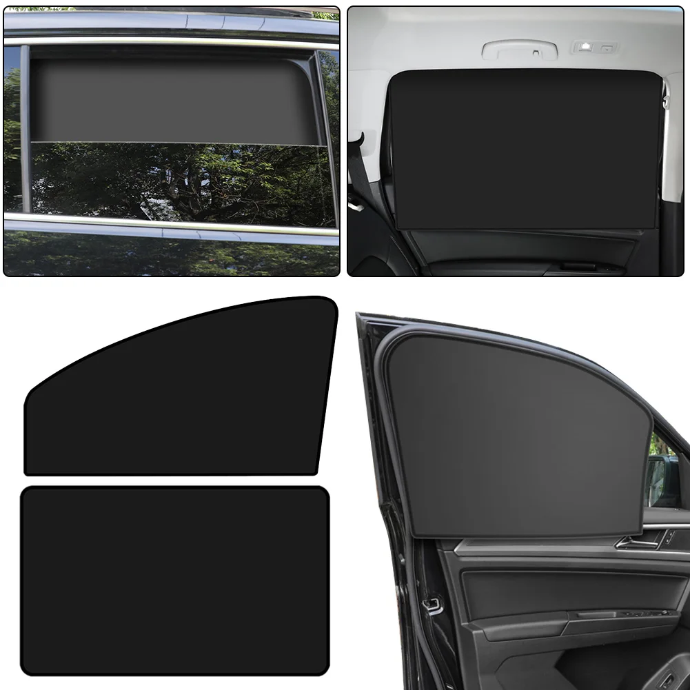 Magnetic Car Sunshade UV Protection Car Curtains Sun Shield Cover Double Sides car Window Sunshade Protector Window Film Cover