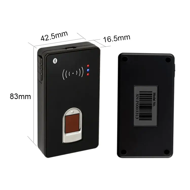 Portable biometric NFC card bluetooth usb fingerprint reader with sdk