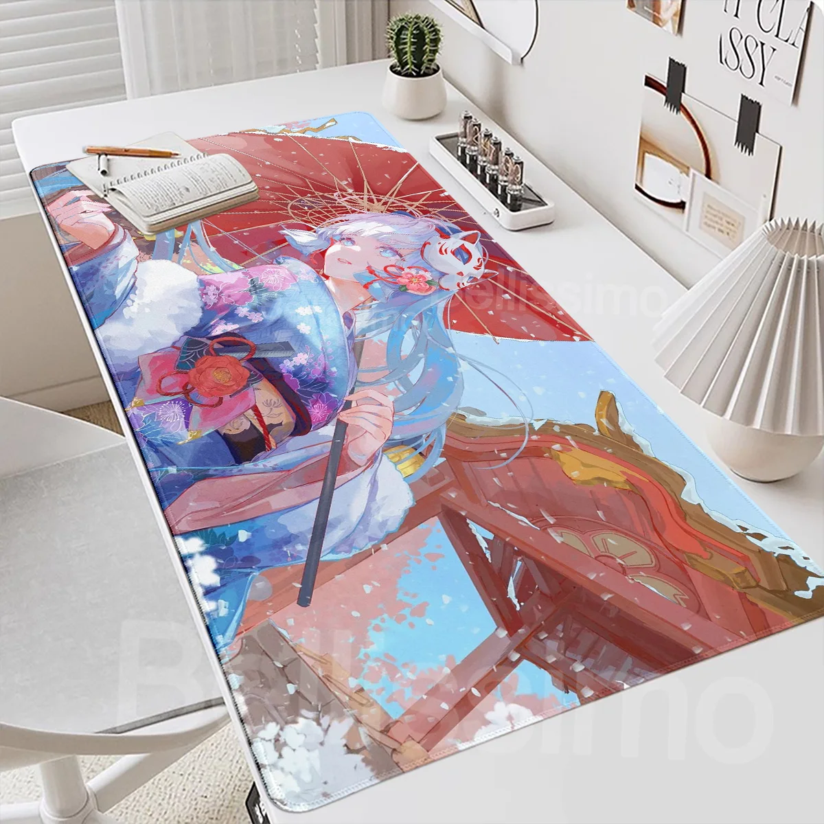 

Skirk Kamisato Ayaka Mouse Pad for Genshin Impact Anime Keyboard Big Desk Mat Large Laptop Gaming PC Mousepad XXL Pretty Carpet