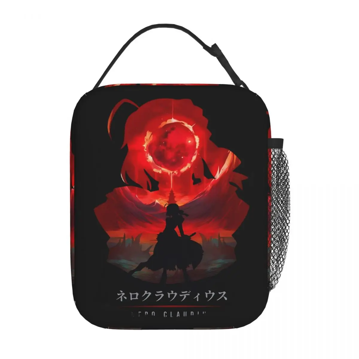 Fate Stay Night Nero Claudius Bloody Illusion Bolsa de almuerzo con aislamiento Bolsa térmica Contenedor de almuerzo Bolsa de almuerzo a prueba de fugas Bolsa de comida