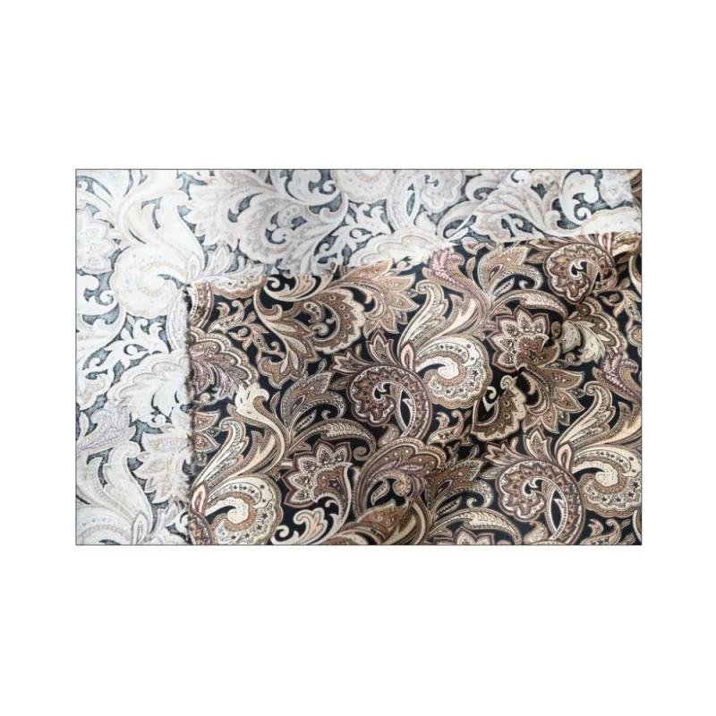 نسيج البوبلين القطني 100%، نسيج طباعة الزهور الرجعية، ملابس يدوية الصنع، قماش خياطة القميص، CR-209