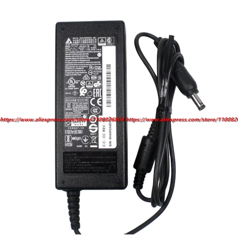 Genuine Delta 19V 3.42A 65W ADP-65JH HB AC Adapter Laptop Charger for Toshiba Satellite C55 L45 L55 L50 L70 L75 L40 Power Supply