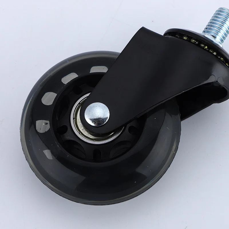 Imagem -04 - Roda Móvel Universal do Plutônio para o Trole Home Roda Pequena Leve Parafuso Rod m6 10 25 Packs