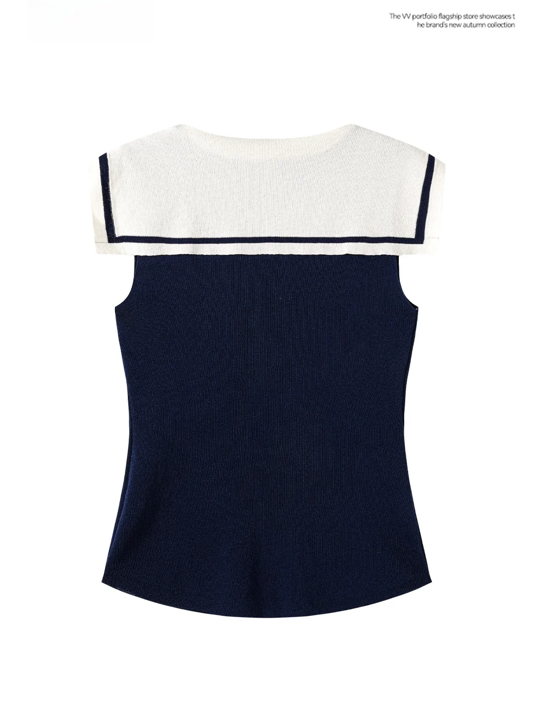 سليم صالح البحرية طوق سترة وهمية قطعتين تانك القمم المرأة الصيف جديد Sle حجم صغير التباين اللون قاعدة طبقة irt