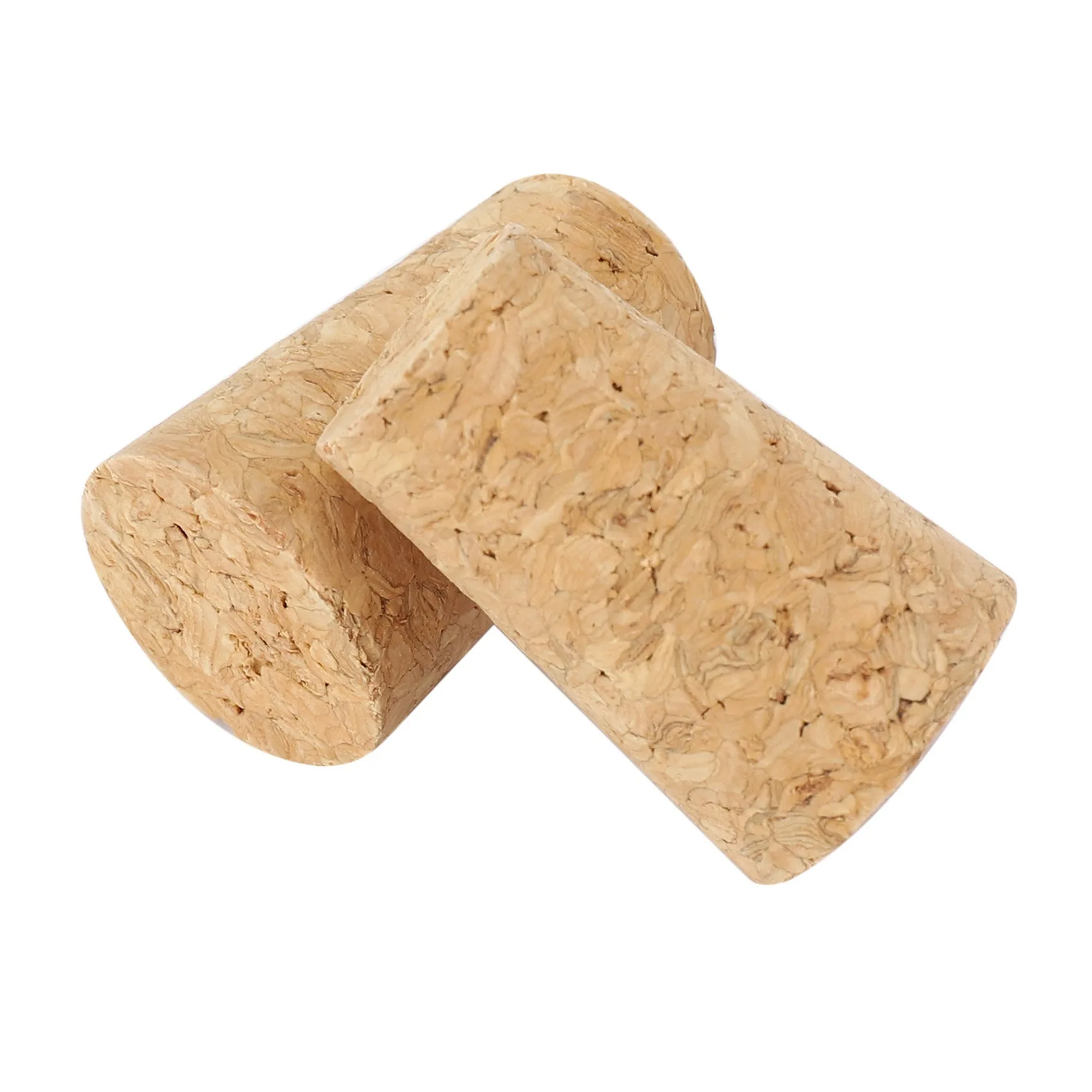 

A74U 60Pcs/Lot Natural Wood Corks Wine Stopper Wood Bottle Stopper Cone Type Wine Bottle Corks Plug Sealing Cap Beer Corks