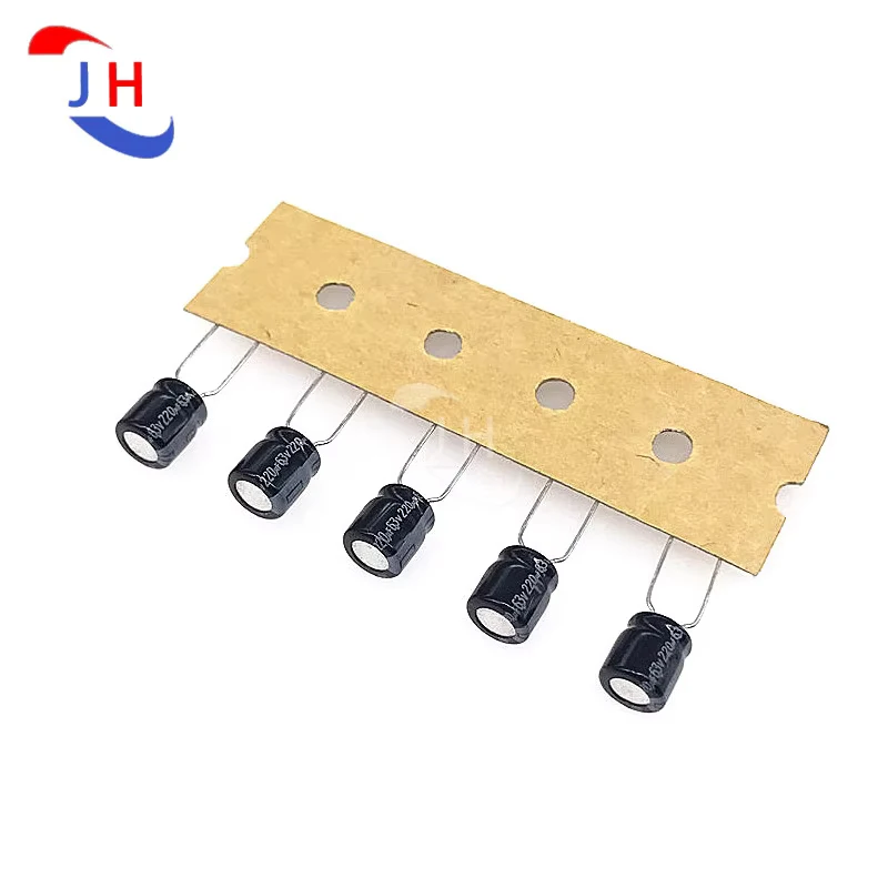 10PCS Electrolytic Capacitor 6.3v220uf 6*7 KA Series Audio Capacitor 5mm Pitch 6.3V 220UF