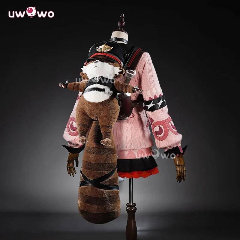 qq28LQUWOWO Collab-Serie: Spiel Zenless Zone Zero ZZZ Ukinami Yuzuha Cosplay-Kostüm mit Tasche Halloween C