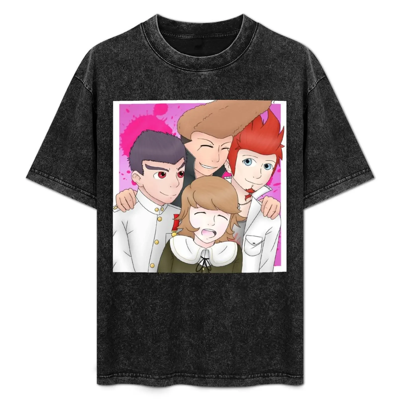 

Danganronpa crew T-Shirt gifts for boyfriend valentines clothes graphic shirts basketball graphic tees mens cotton t shirts