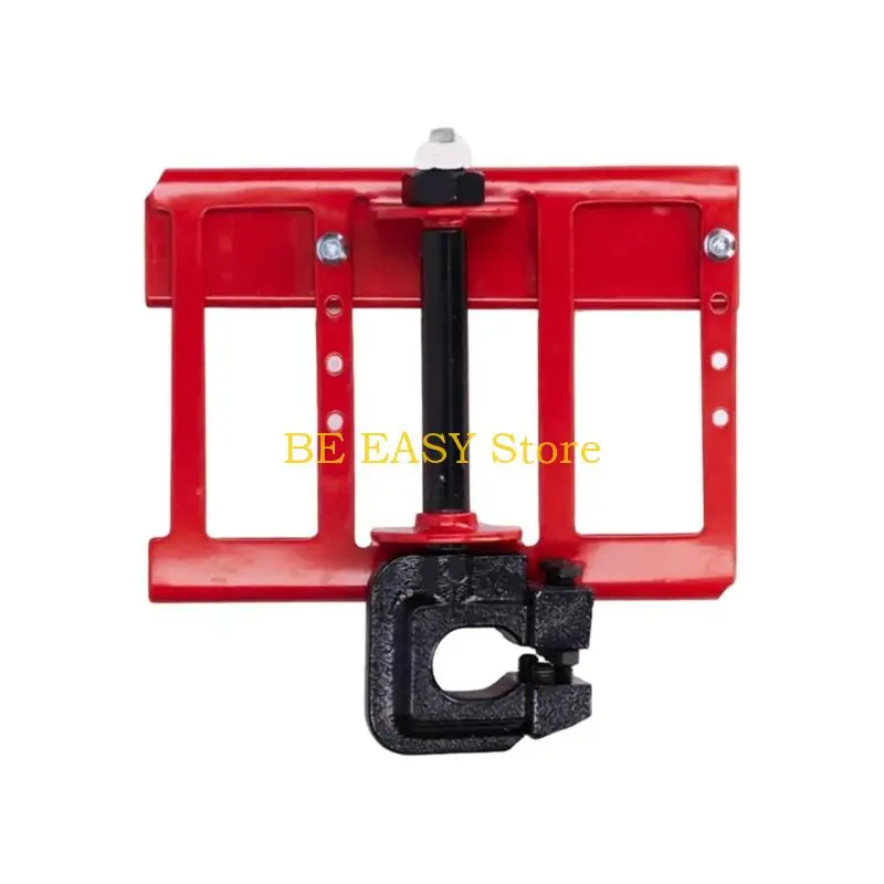 E28F Woodworking Guide Frame Metal Support Tool for Rough Lumber Trimming, Timber Handling and Cutting Control in Shops