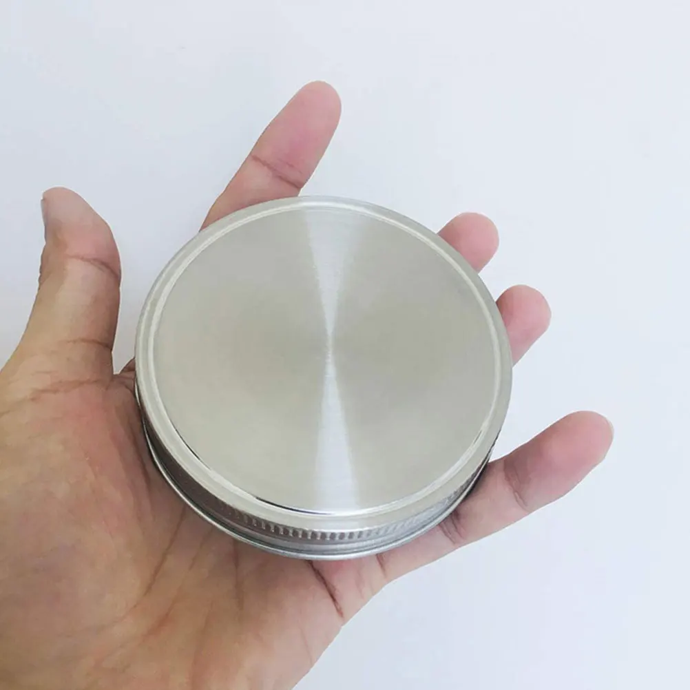 

6 Pcs Can Lids Mason Jar Leakproof Covers Reusable Bulk Canning Silicone Gasket Sealing