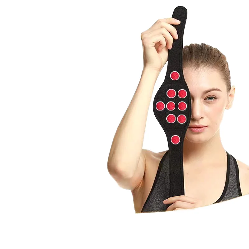 Factory Supply Customizable Warm Moxibustion Reusable Neck Support Belt Tourmaline Neck Support Brace for Pain Relief