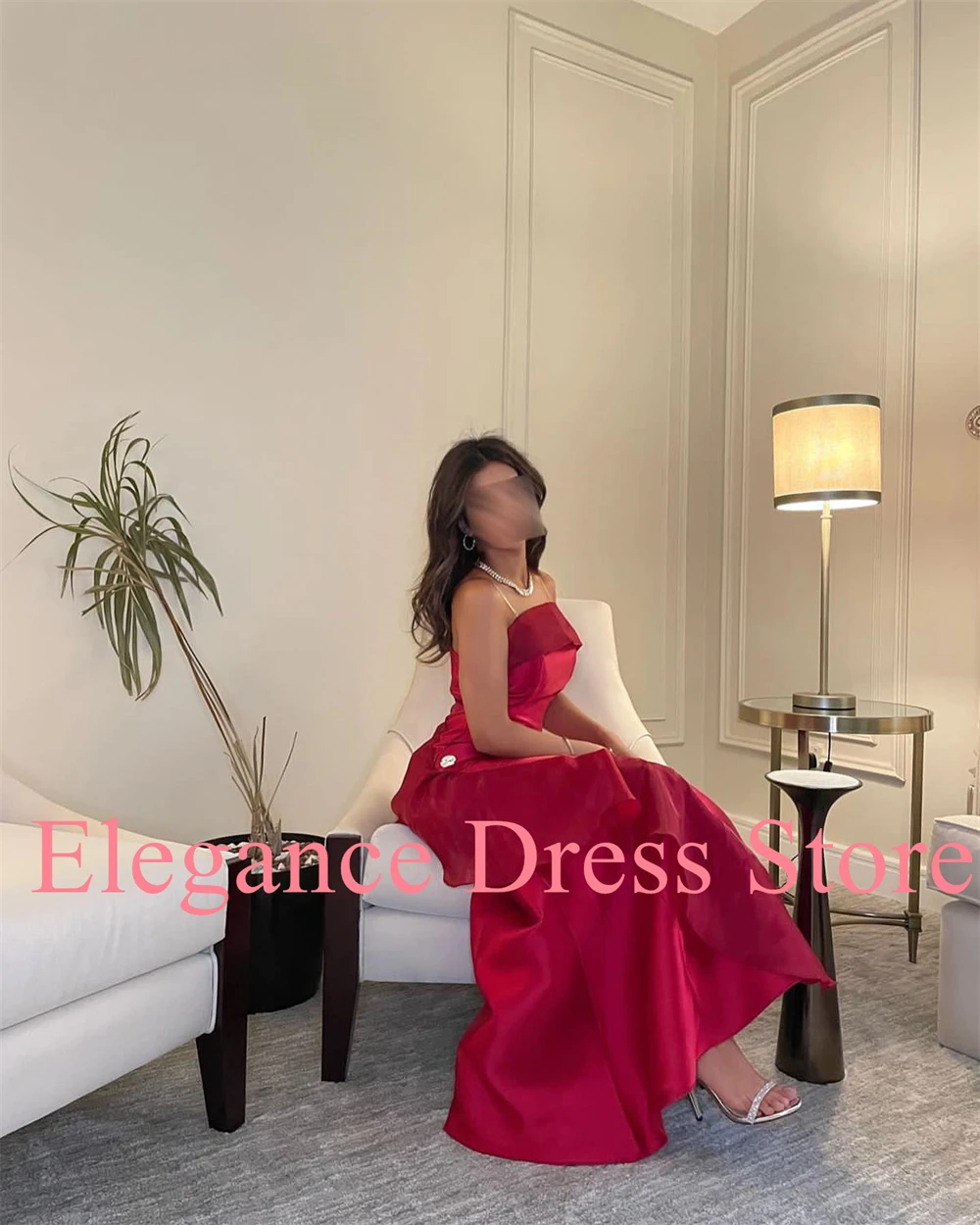 Customized Classic Mermaid Strapless Satin Tulle Sweep Train Evening Dresses High Quality Pleats Vestido De Festa Robe