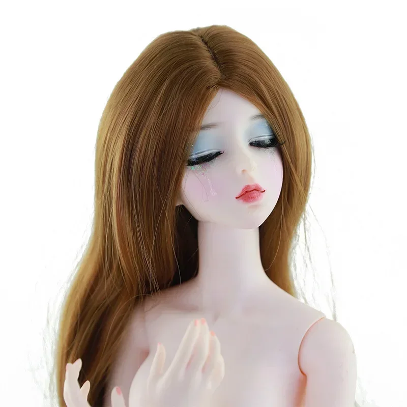 

New Multi Moveable Jointed Dolls 1/3 Bjd 60cm Doll White Skin Nude Doll Body Eyes Closed Without Makeup Head for Girl Toys