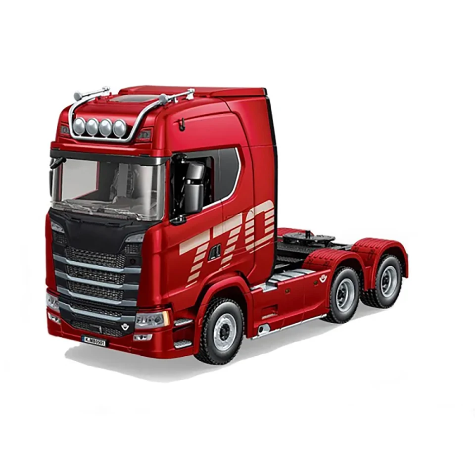 HUINA 1501 カーヘッド 770S V8 1/18 RC 合金トラクタートラック 19CH
