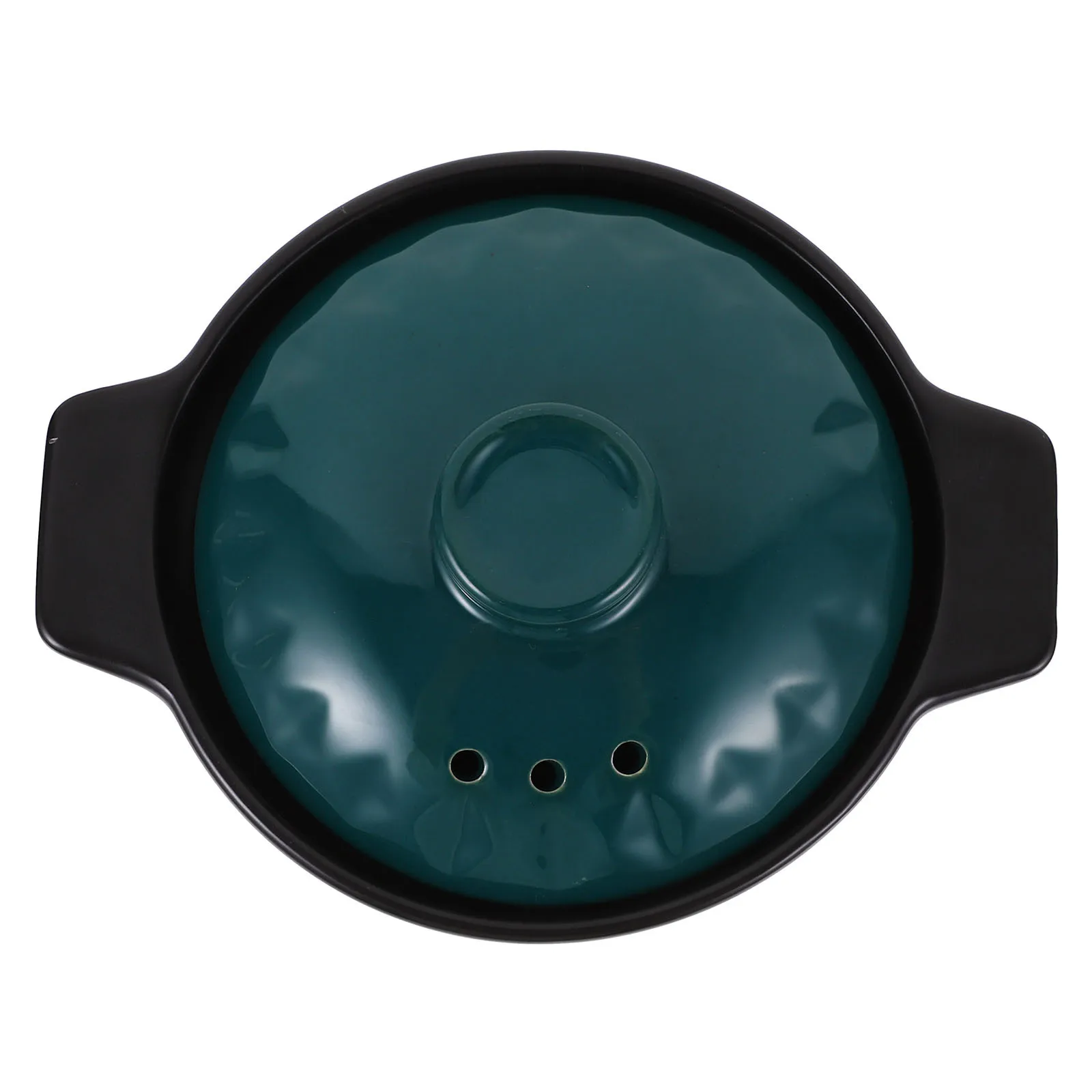 

1Pcs Ceramic Cooking Pot High Grade Stew Pot Non-Stick Surface Flat Bottom for Quick Soup Oatmeal Cooking Ceramic Casserole