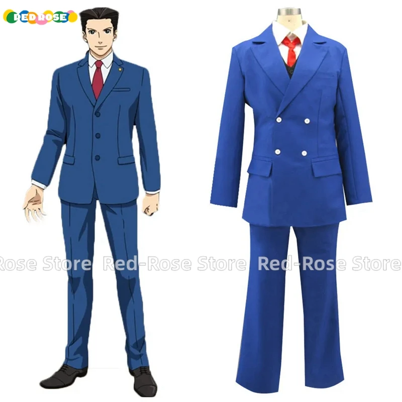 Ace Attorney Season 2 Phoenix Wright Cosplay Costume Halloween Carnival Costumes Any Size