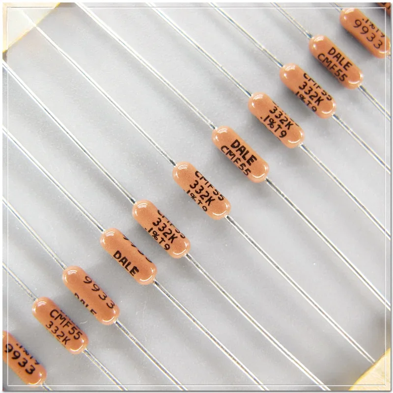 

10pcs/50pcs DALE CMF55 (RN55E) 332K/0.25W 0.1% 25ppm metal film resistor