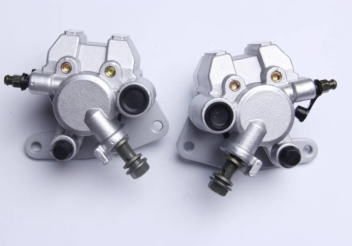 Carbman Front Brake Caliper Set for Yamaha YFM250 YFM350 YFM400 YFM450 YFM660 for Honda TRX250EX TRX300EX TRX400EX for Suzuki Vi