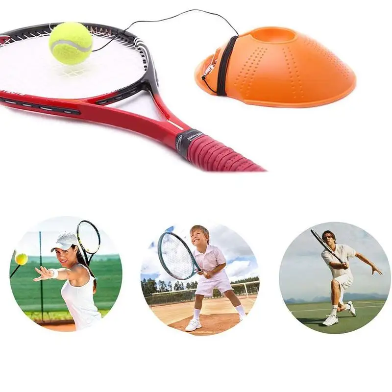 

Tennis Training Device with 3PCS Ball Single Device Practice Self-Duty Tennis Self-learning Rebound Sparsring Outdoor Sports