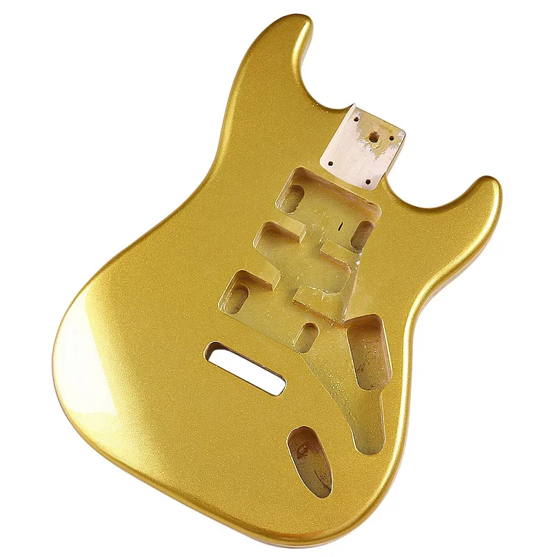 DIY Electric Guitar Body, Electric Guitar Assemblies, Gold Gloss, Single Swing, ST Youngwood