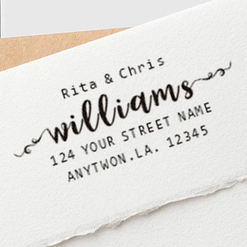 Personalized Custom Return Address Stamp Personalized Address  Self Inking Stamp Self Inking Stamp for Wedding Return Address Pa