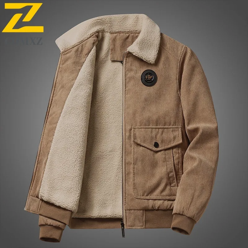 

COMXZ Мужская хлопковая стеганая куртка Модная теплая функциональная зимняя куртка для катания на лыжах Уличный вид Ветрозащитная дизайнерская стеганая куртка