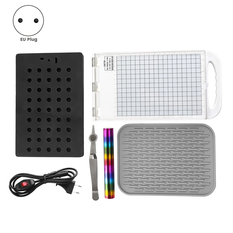 Hot Stamping Foil Film Transfer Foil Card Making Foil DIY Scrapbooking Machine Leather Foil EU Plug-A26I