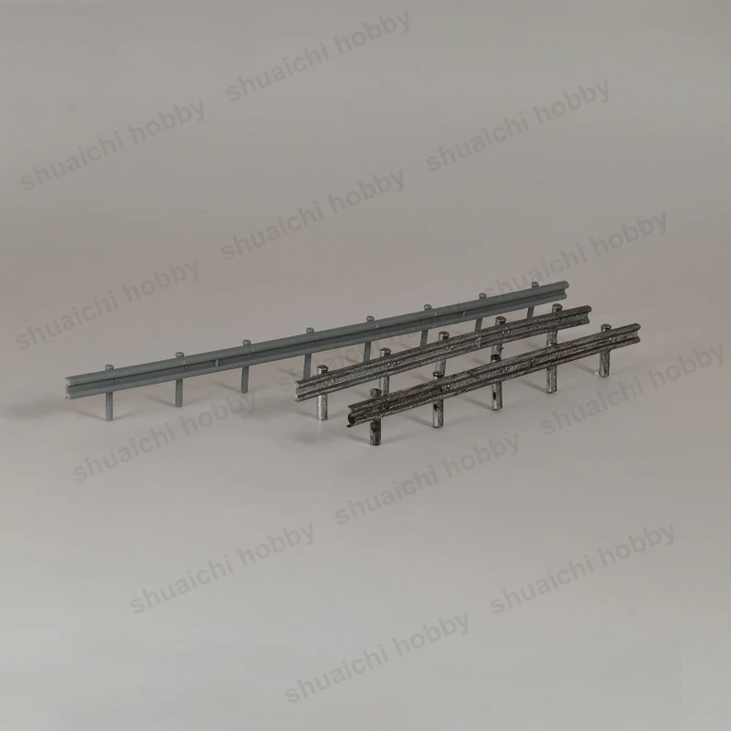 1PCS 13/20cm High-speed Guardrail Resin Model for 1/64 Scale Diorama Bendable Miniature Railing DIY Handmade Scene Accessories