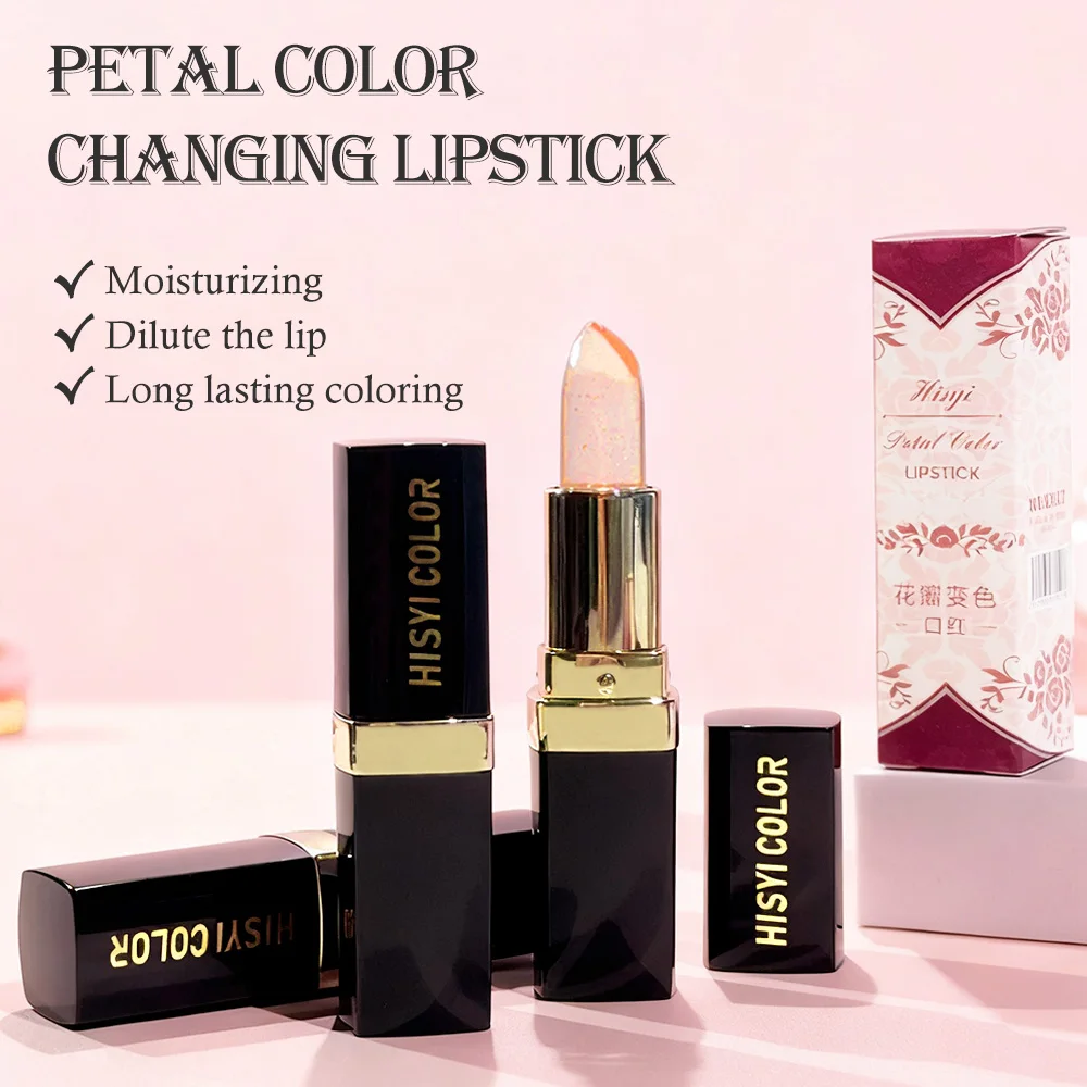 ลิปสติกเปลี่ยนสีกลีบกุหลาบ – ให้ความชุ่มชื้น เนื้อกำมะหยี่มันวาว กันน้ำ ติดทนนาน ใช้ได้ทั้งชายและหญิง แต่งหน้าสำหรับวันหยุด