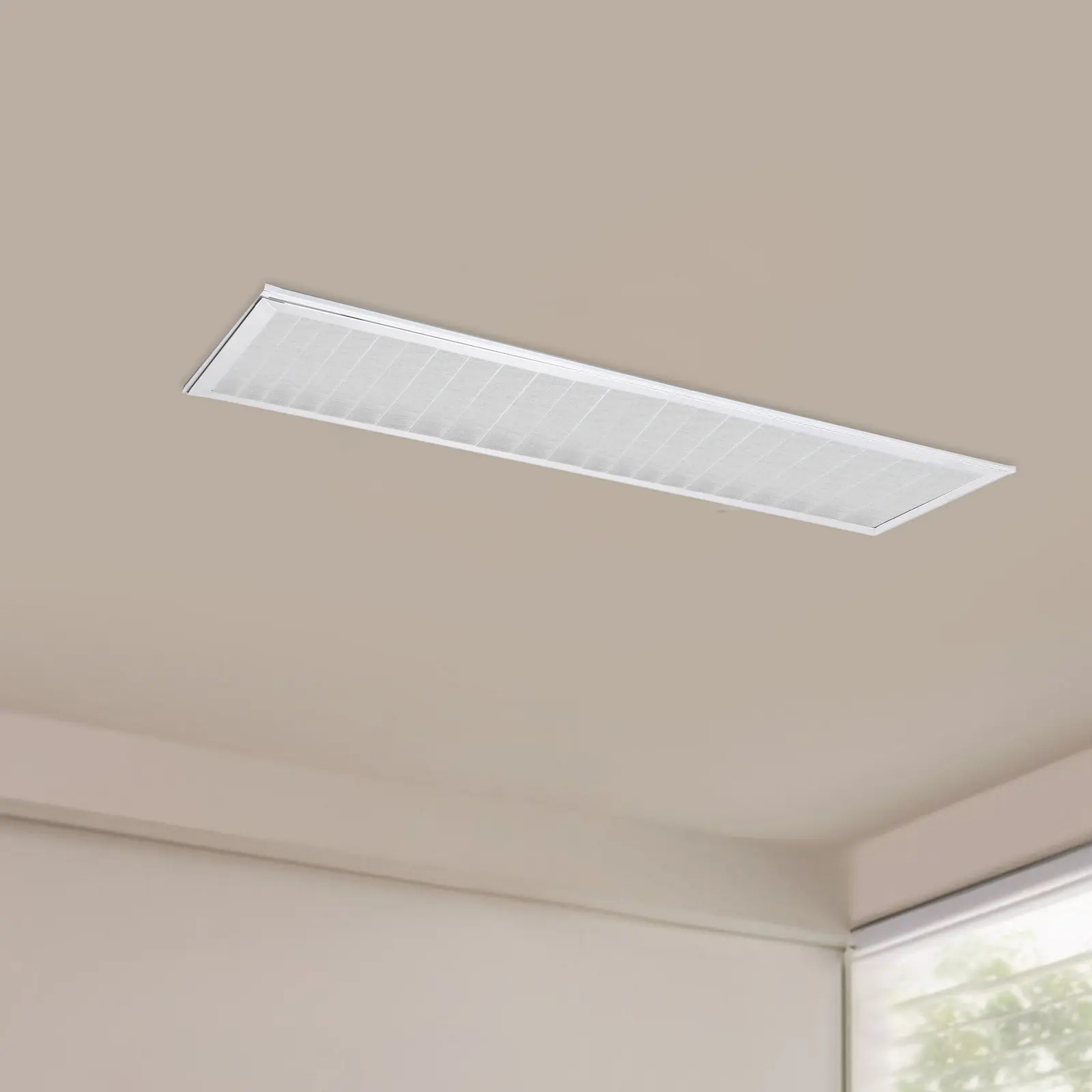 Long Ceiling Light Diffuser Strip Uniform Illumination Office Light Fixture Diffuser Anti-Dazzling Eye Protection Lamp Shade