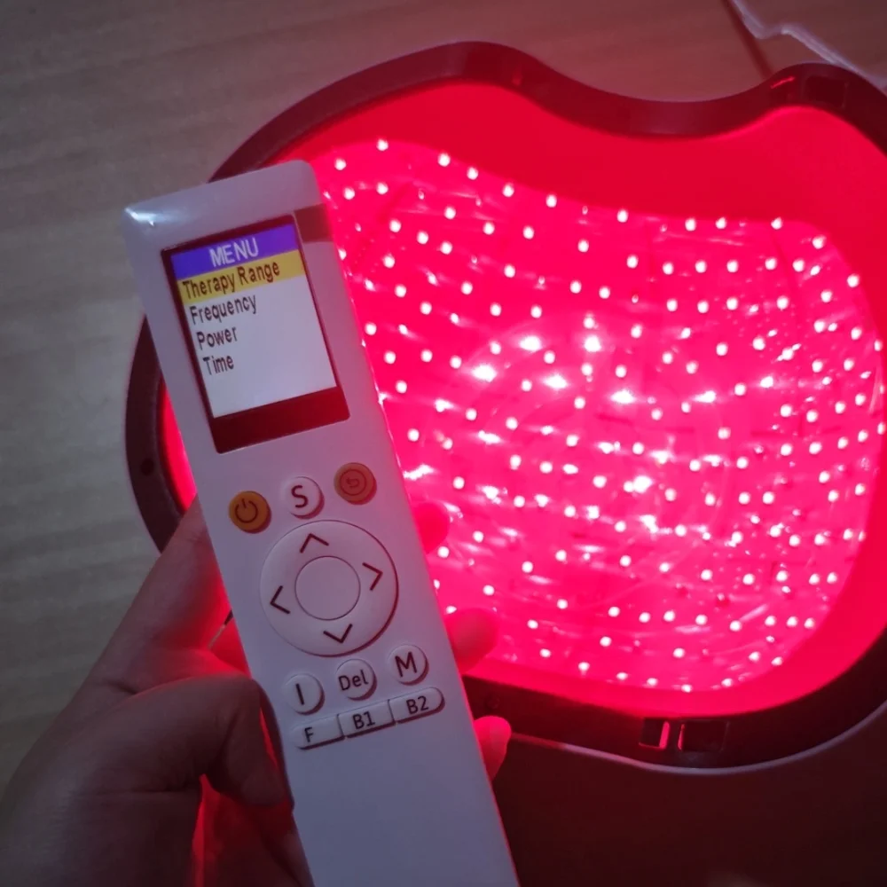 

Cold Laser Hair Growth Cap 6750mW, LLLT Helmet Device with Control and Type-C Port for Painless Anti Hair Loss Treatment