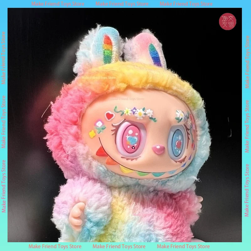 Original labubu haute couture Angel Creative Change Doll Diy  Figure Vinyl Pendant Doll Model Toy Replica Toy Birthday Gifts