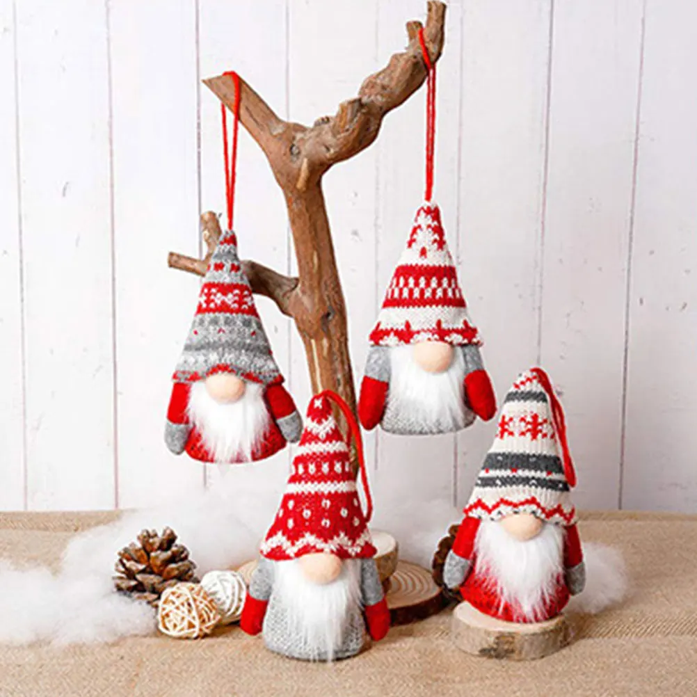 

1 set Gnome Crafts Supplies Pre cut Beards Wooden Balls Pink White DIY Making Materials Decorative Holiday Room