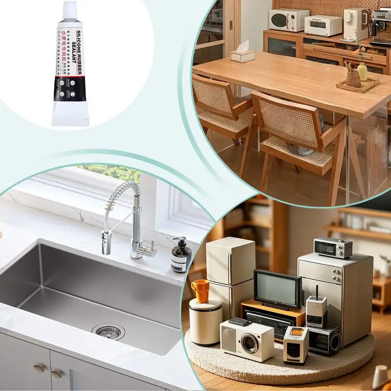 Silicone Adhesive Glue Rubber Repair Adhesive Electronic Silicone Insulating Sealant Waterproof For Circuit Boards LED Lamps