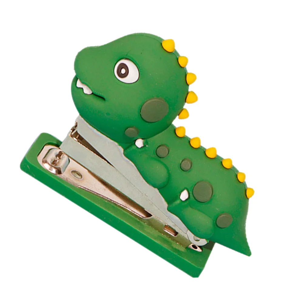 

Mini Reusable Paper Stapler Dinosaur Silicone Stapler Office Desktop Decorative Stapling Tool Staplers Dinosaur Stapling Tool