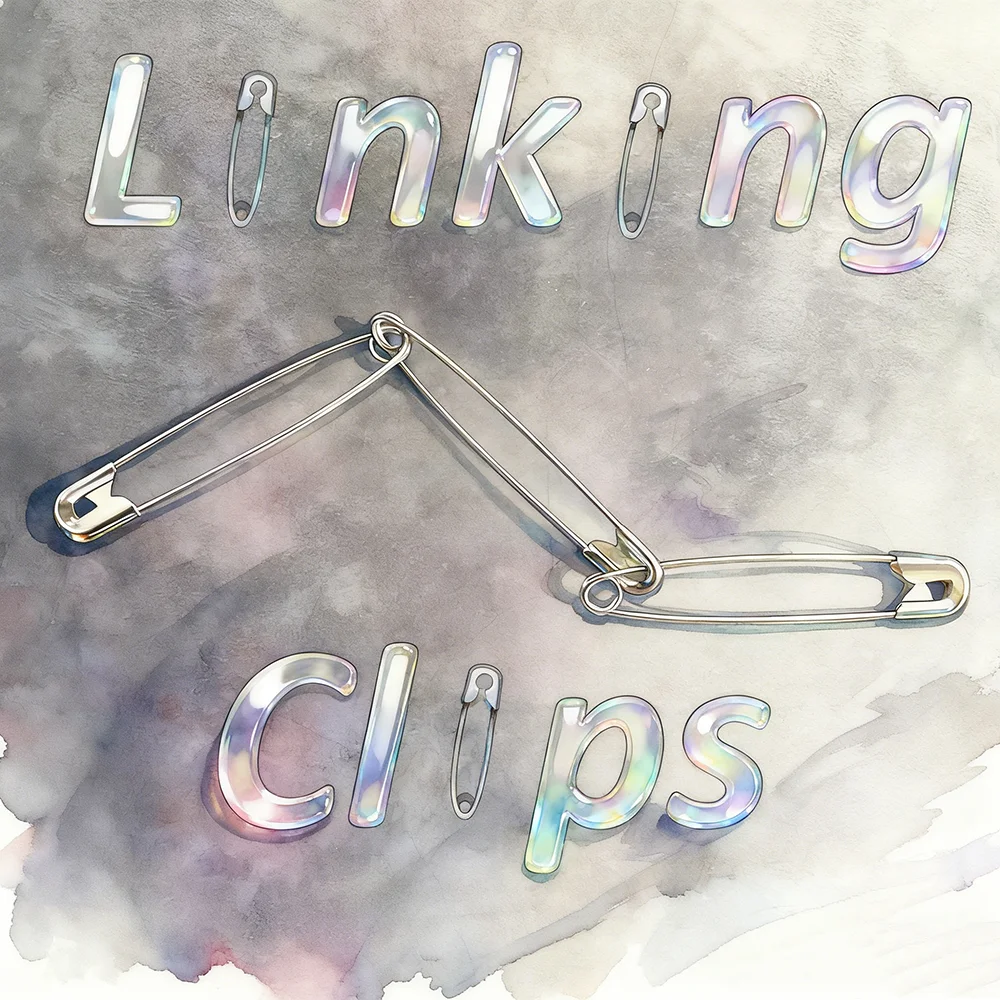 Linking Clips Magic Tricks Three Pins Penetrate and Link Each Visual Close-up Street Magia Illusions Gimmicks Mentalism Props