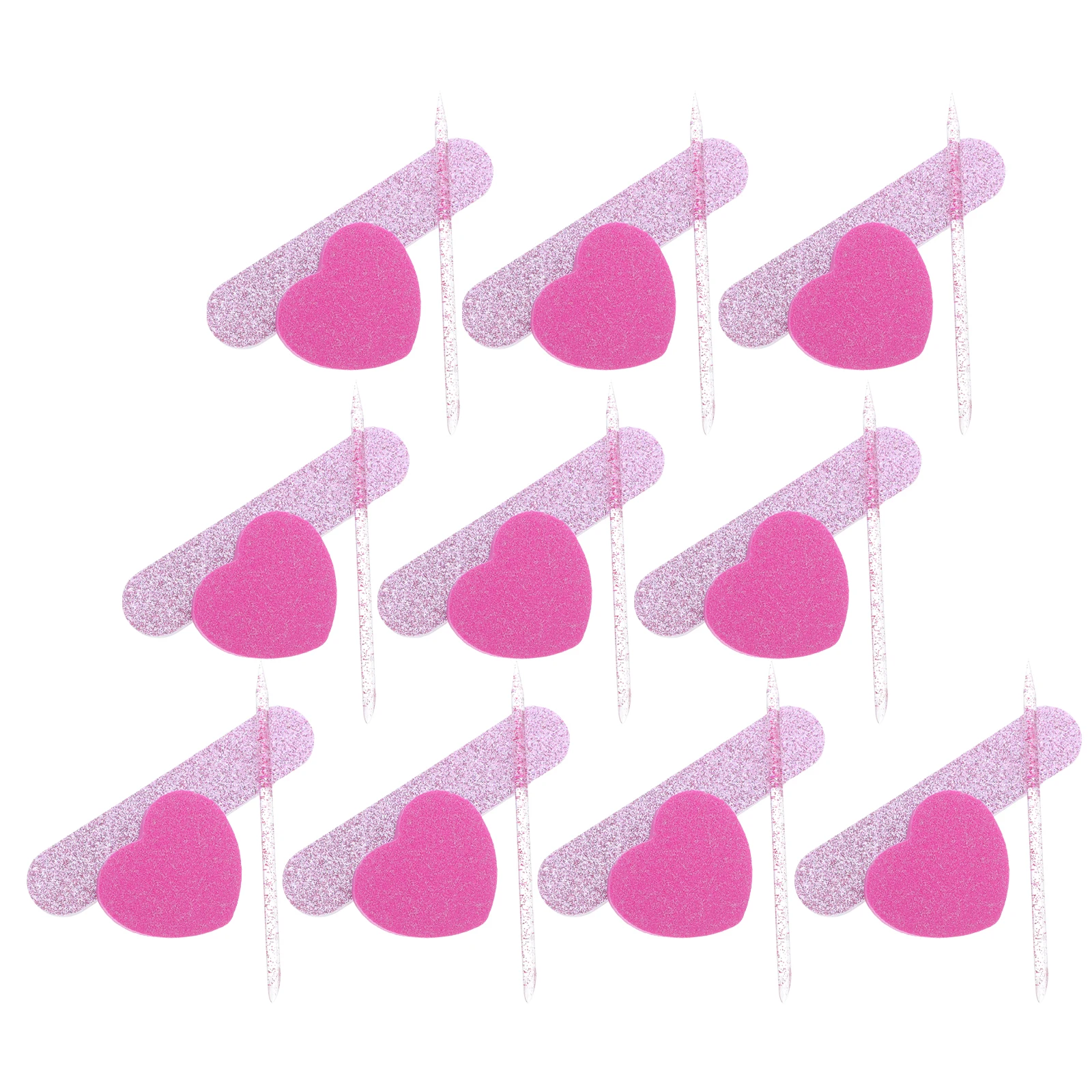 

10 set Manicure Buffer Boards Kit Lightweight Sponge Buffing Blocks Polishing Pedicure Tools Durable Nail Art Supplies Shaping
