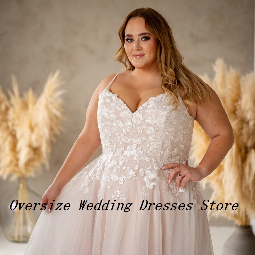 Plus Size Strapless Wedding Dresses with Lace Ivory Bridal Gowns for Women 2024 Summer New Soft Tullle Vestidos De Novia Lace