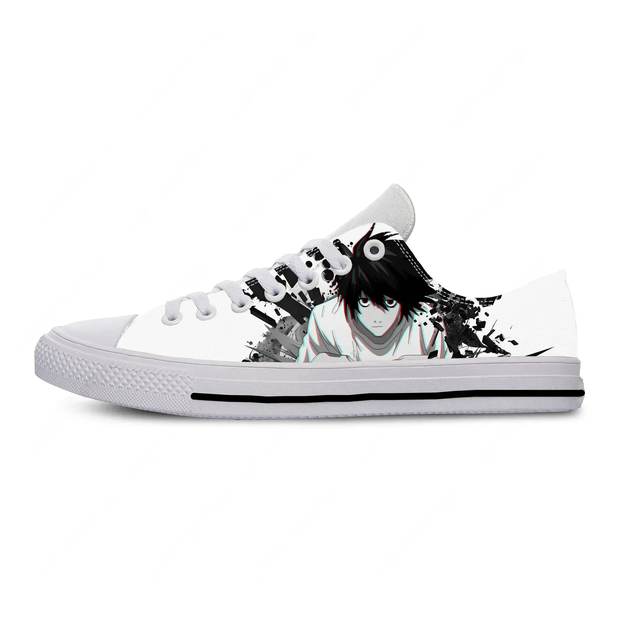 

Японские аниме-кроссовки Death Note с Лоу Лайлетом, легкие повседневные кеды унисекс, низкие дышащие кеды для скейтбординга