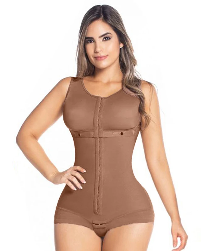 

Fajas Colombiana Original Double Abdominal Reinforcement Continuous Three-Row Fastening Corset BBl Post Op Surgery Supplies