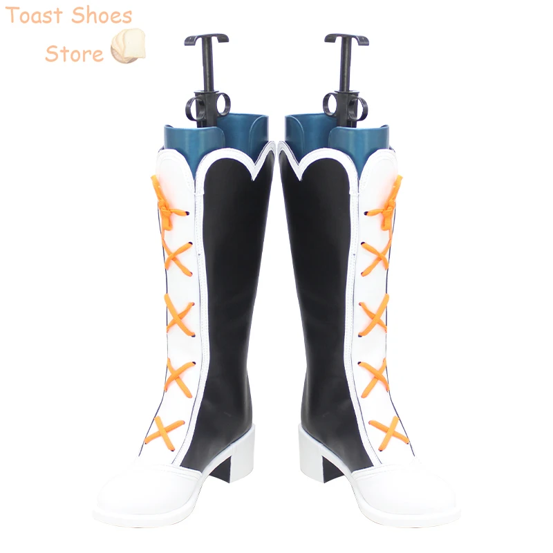 Aqours Watanabe You Cosplay Shoes PU Shoes Halloween Carnival Boots Lovelive Sunshine Cosplay Props Costume Prop