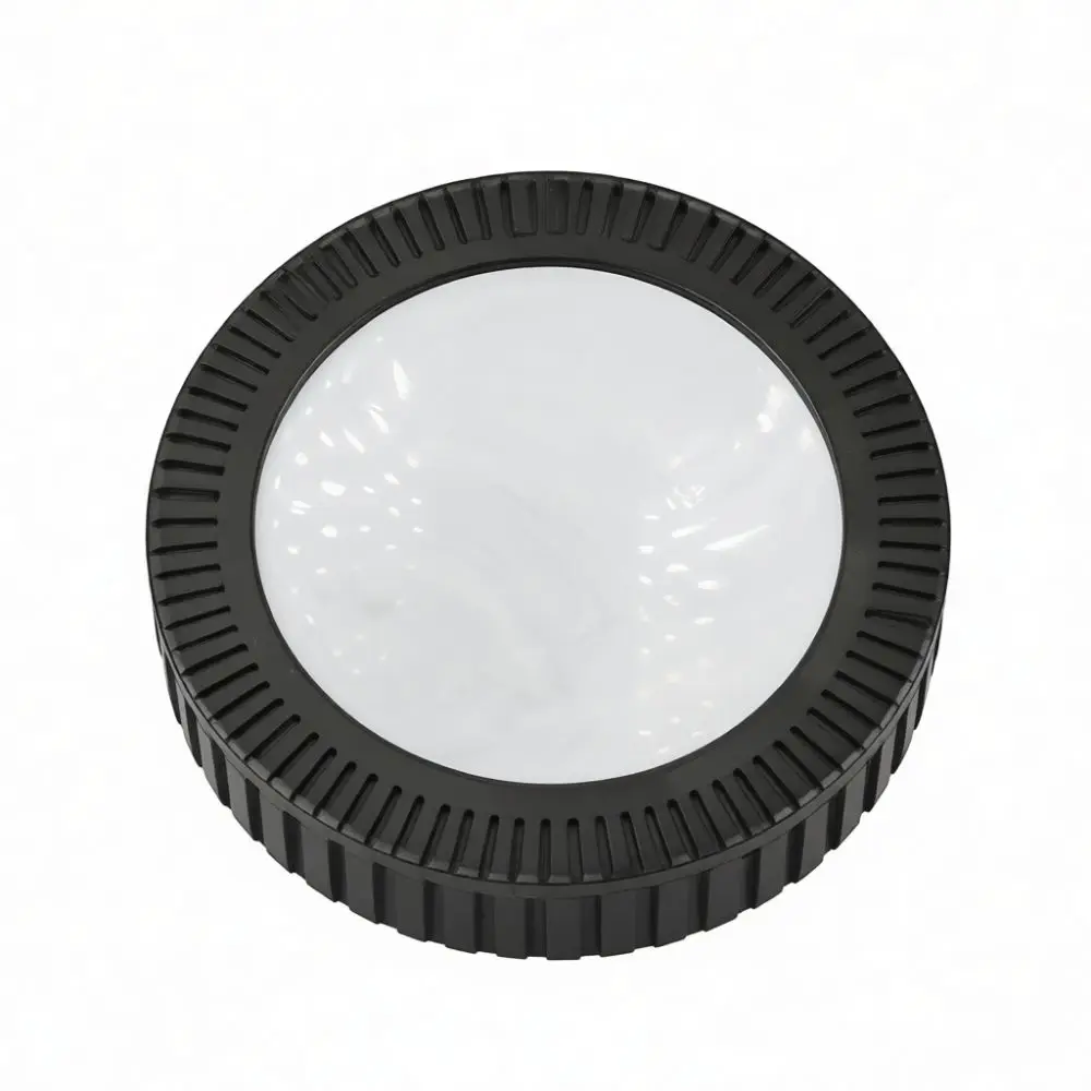 Replacement 6 Inch Blow Molding Rigid Caster For BBQ Oven Equipment Heavy Duty Industrial Wheel With Dust Proof Protective Lid