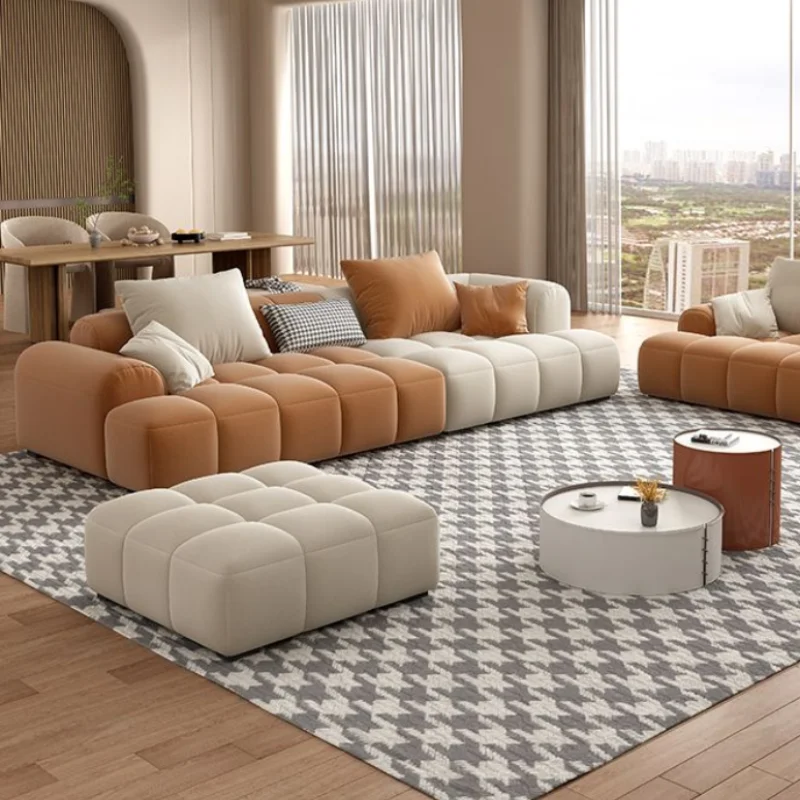 

Luxury Modern Unique Sofas Relaxing Brown Armchair Fancy Sofas Hotel Daybed Nordic Divani Da Soggiorno Living Room Furniture