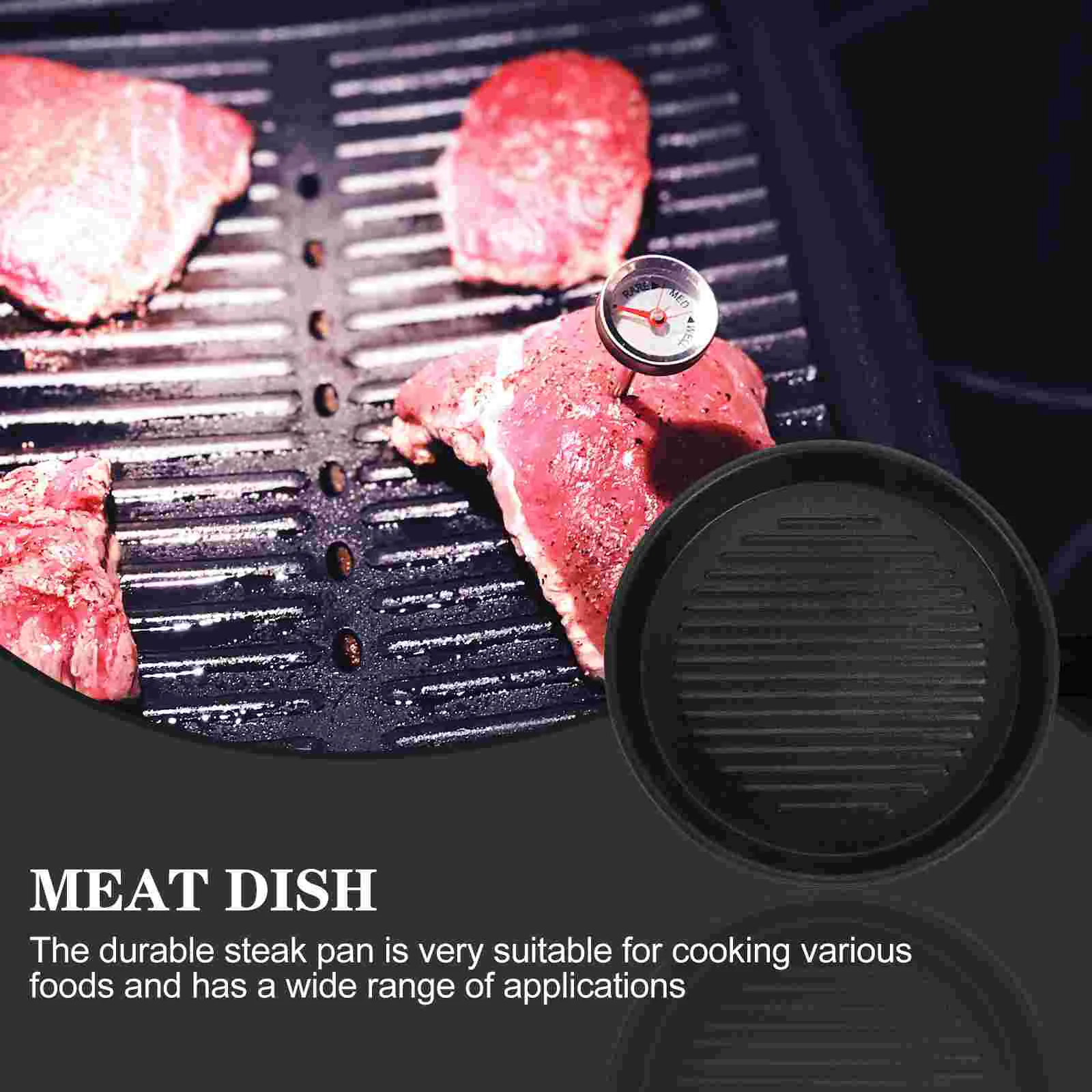 Frying Pan Griddle Grill for Indoor Cooking Nonstick Pans Outdoor Grilled Plate Deep Steak Kitchen Accessories