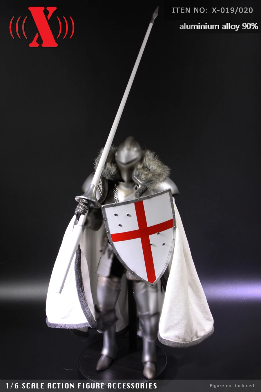 1/6 Scale Roman Shield Knight Medieval Soldier Army Battle Accessories Model Aluminum Alloy Material For Action Figure