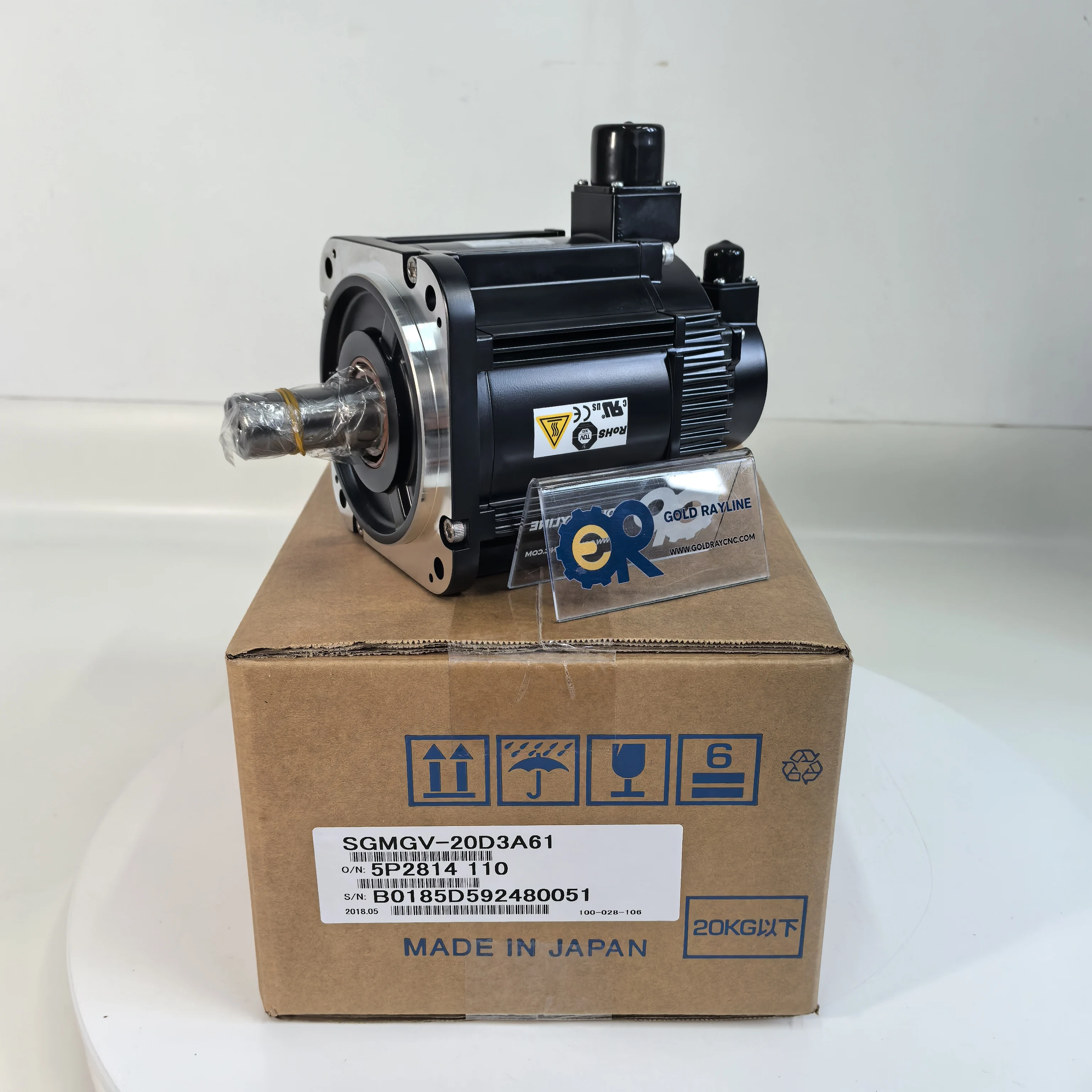 New SGMGV-20D3A61 Yaskawa Servo Motor 1 Year Warranty In Stock
