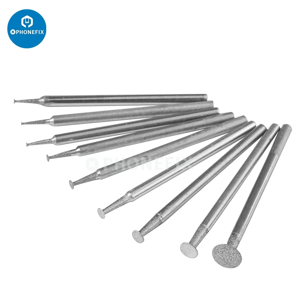 5/7/9/12/30Pcs 2.35mm Grinding Pen Drill Heads for Maant D1/2uuL/BG W-05/Mechanic IRX6 Grinding Pen Replace Tips IC Polished Cut