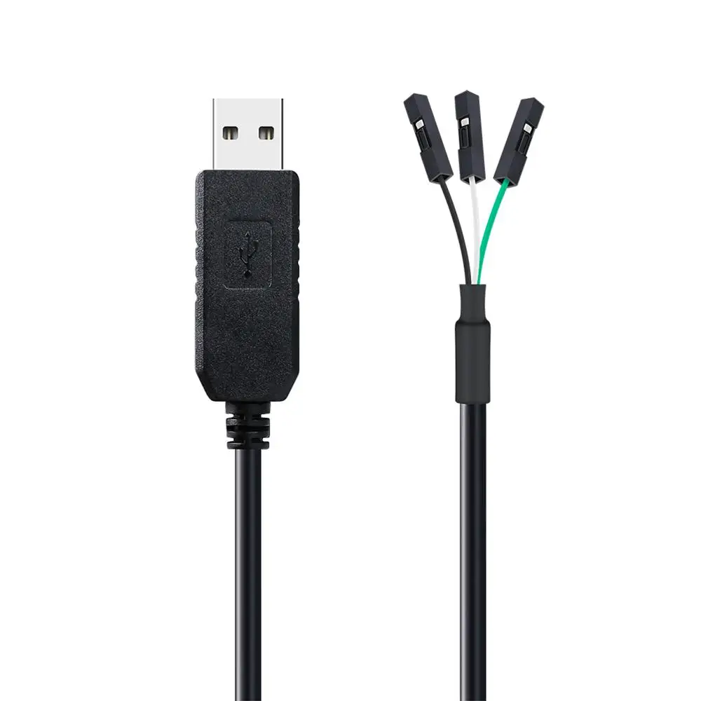 DTECH USB إلى TTL المسلسل 3.3 فولت كابل محول TX RX إشارة 3 دبوس 0.1 بوصة الملعب أنثى المقبس FT232RL رقاقة فوز 10 8 7 #3