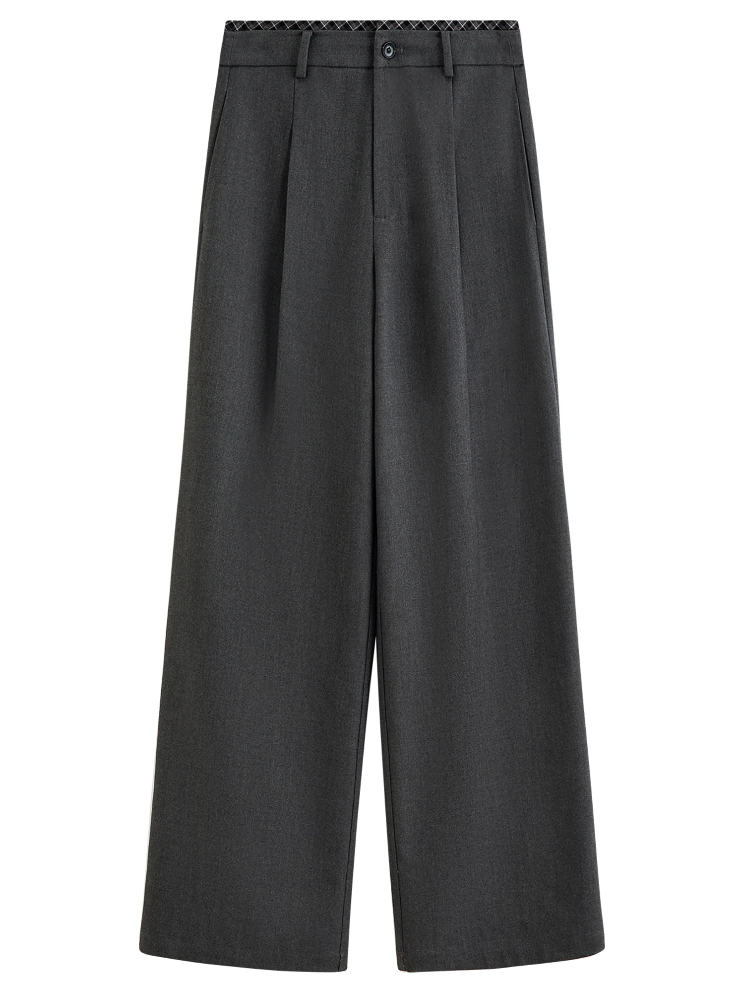 FSLE Damen High-Waist Gerade Geschnittene Freizeithose Neuer Herbst/Winter 2026 Stil Figurformende Büro-Hose für Pendler mit Eleganz – Detail 9